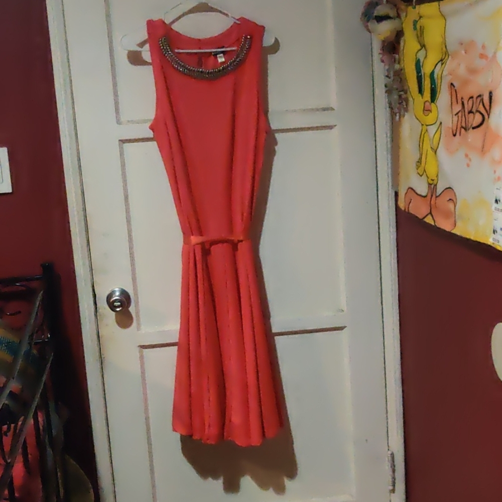 Red dress